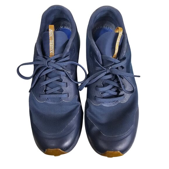 ArcTeryx Norvan LD 2 Mens Running Shoes 9 D Navy/Brown Vibram Sole Lightweight - Picture 6 of 11